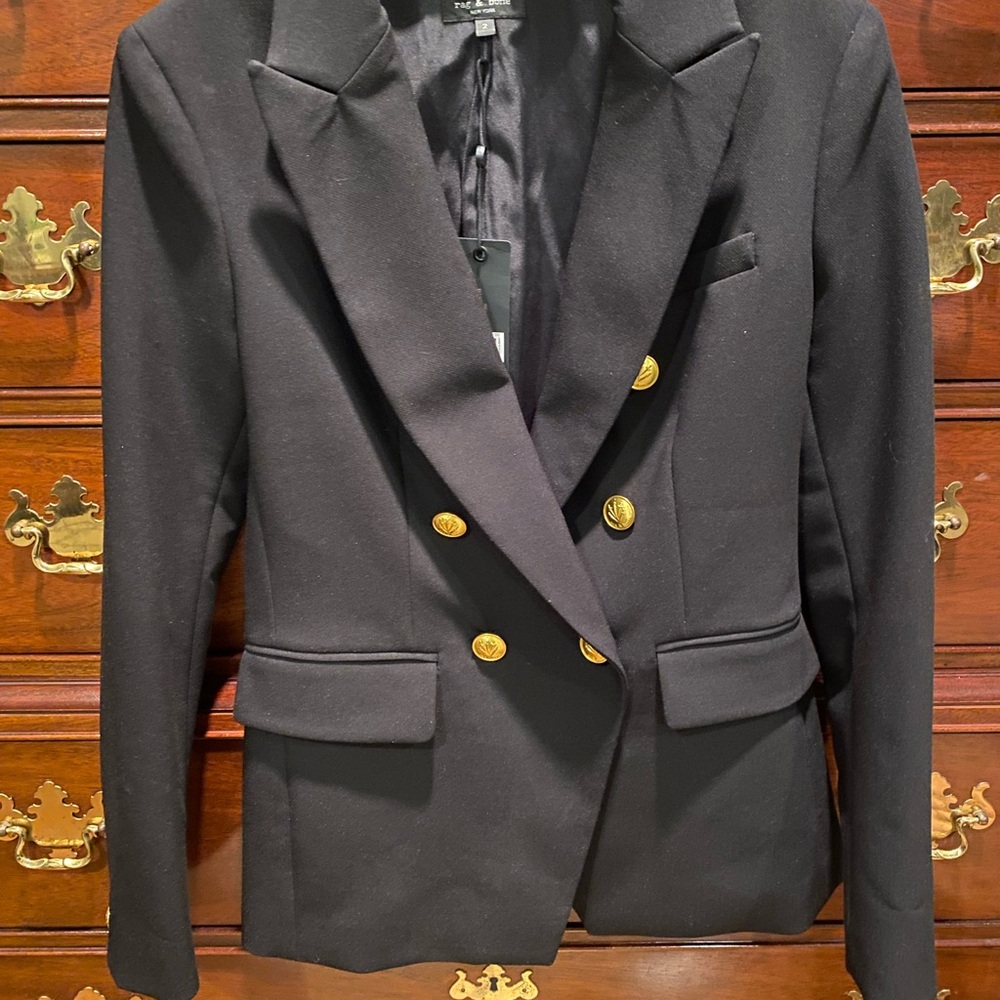 Rag & Bone Preston Crepe Blazer